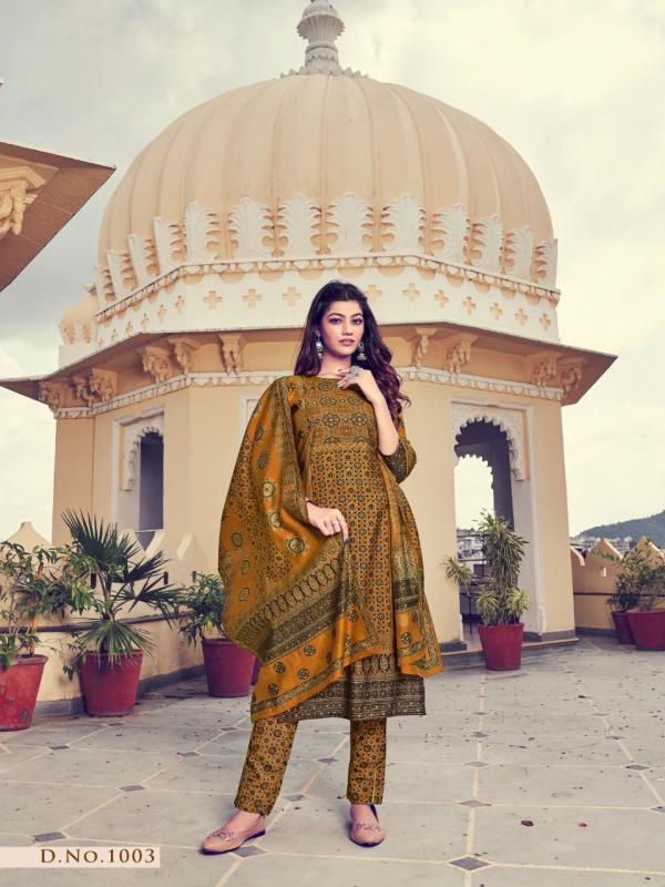 Panihari By Ladies Flavour 1001-1004 Readymade Salwar Suits Catalog